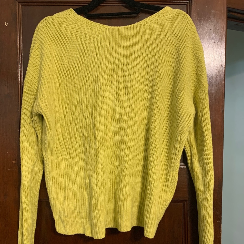 Tie back sweater